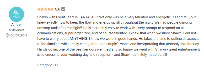 Best Wedding Reviews 2